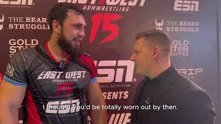 IBRAGIM SAGOV AFTER RINO MASIC MATCH INTERVIEW