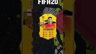 Every fifa card of Mason Greenwood from fifa20-22󠁧󠁢󠁥󠁮󠁧󠁿#shorts #football #fifa #fut #masongreenwood