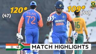 India vs South Africa 4th T20 Highlights 2024 | Sanju Samson 109* Runs in 56 Balls Highlights