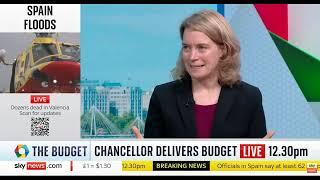 Autumn budget 2024 - Dr Gemma Tetlow, Sky News