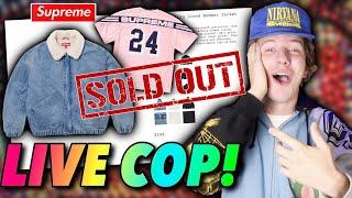 SUPREME IS BACK...THESE ITEMS FLEW! (Live Cop)