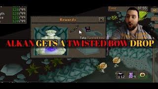 Alkan Gets TWISTED BOW Drop on HCIM! OSRS Runescape Highlights