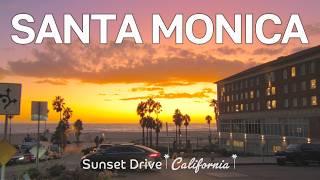 Driving Santa Monica Blvd: From Century City to the Beach at Sunset