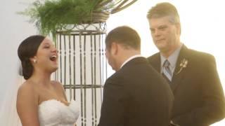 Bride and Groom Burst Out Laughing at Pastor's Comments