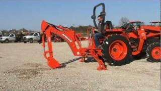 Kubota L3400 with Ansung BK Series Backhoe