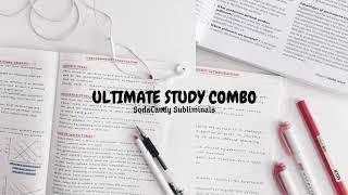  Ultimate Study Combo || Subliminal 『Extremely Powerful』