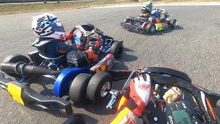 GO KART CRASHES AND OVERTAKES COMPILATION