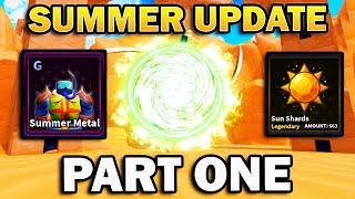 Summer Update Part 1 in Arise Crossover- NEW ISLAND, CODE, AND EVENT