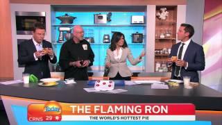 Today Show - Karl Eats Worlds Hottest Pie