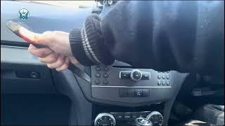 How to remove the middle vents and radio on a w204 c class #mercedes #cars #w204 #maintenance