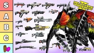 Re-Ranking the BEST and WORST Primary Weapons vs Terminids in Helldivers 2