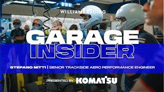 WHAT IS IT LIKE TO BE AN F1 TRACKSIDE AERO PERFORMANCE ENGINEER? | Presented by Komatsu