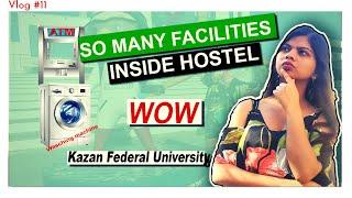 Hostel Facilities in Kazan Federal University | Vlog-11 | Neetu Singh03 | My Life Is Going On