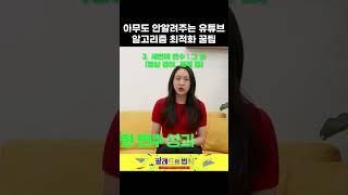 유튜브 알고리즘 실험하는 방법