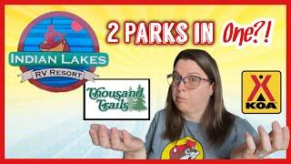 @ThousandTrails1 Indian Lakes RV Campground Tour Batesville, Indiana