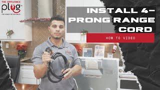 How to Install a 4 Prong Power Cord on an Electric Range