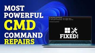 The Most Powerful CMD Command Repairs ( To Boost Windows Performance )