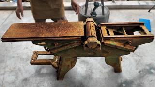 Vintage Woodworking Planning Machine Restoration