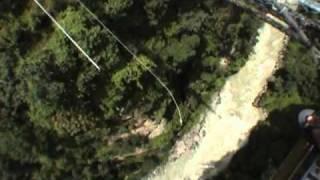 Bungy jump in Neapal,Milan Budhathoki