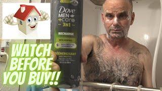 Dove Men + Care Body Wash | 3 in 1 Recharge with Menthol