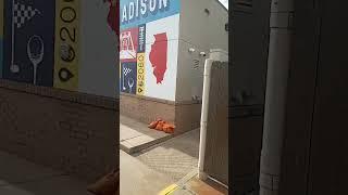 new Route 66 mural in Madison, Illinois