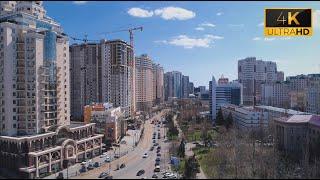 Gagarinskoe plateau Genoese April 10 Arcadia Odessa 2021 Aerial photography 4K