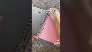 binder notebook