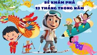 BÉ KHÁM PHÁ 12 THÁNG TRONG MỘT NĂM | HỌC CÙNG RUBY TV