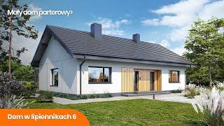 Dom w lipiennikach 6 – Mały dom parterowy - ARCHON+ Projekty Domów #archon #dom #projektdomu