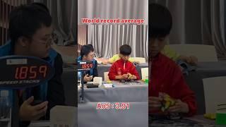 VC: @cuberootme 3.91 WORLD RECORD avg by Yiheng Wang| SUB 4 AO5 #yihengwang #worldrecord
