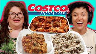 BRIE AND Kristin And Jen Try Every Costco Ready Meal | Kitchen & Jorn