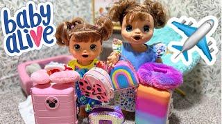 Baby Alive SISTERS Pack for Vacation! ️