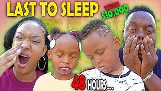 Last To Fall ASLEEP Wins $10,000 CHALLENGE! | The Beast Family