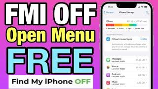 Boom!!New Tool Open Menu FMI OFF Free iPhone 5s to iPhone 15 Pro Max |  permanently 2024