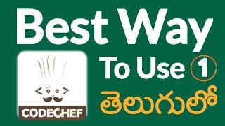 Part-1 Best way to use Codechef in telugu | Codechef contests in telugu | Vamsi Bhavani