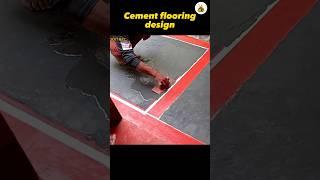 Cement floor design ideas