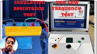 VLF test | IR test | Very low frequency test for high voltage cables | Insulation resistance test