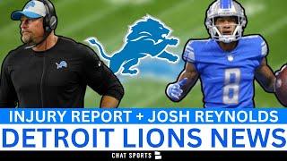 Detroit Lions Rumors: Bring Josh Reynolds Back? Taylor Decker Questionable + Lions vs. Packers