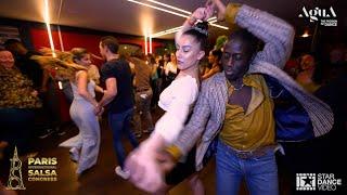 Mouaze Konaté & Emy Flore ~ social dancing @ Agua Party Paris