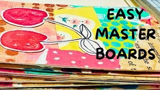 EASY Junk Journal Masterboard Technique