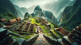 Machu Picchu Relaxing Music | Ambient Rain Sounds for Studying