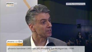 5. AfD-Bundesparteitag: Marc Jongen im Interview am 30.04.2016