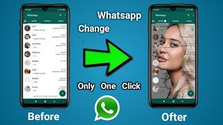 How to change whatsapp background with one click || Telugu Tech Pro