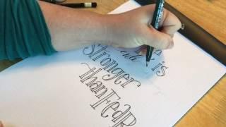 Combining Styles in Hand Lettering