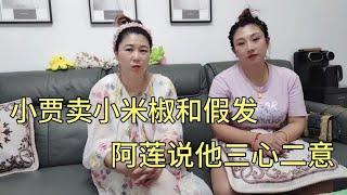 小贾执意要卖小米椒，转眼又要全心卖假发，阿莲：你变心真快