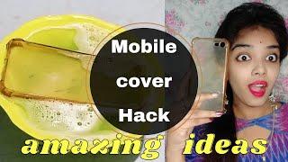 How to clean mobile back cover||mobile cover cleaning solution using ENO in telugu #MADHURICREATIONS