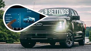 Change These F150 Lightning Settings Right Away - My Top 9 Settings