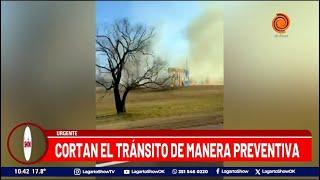 Incendio en Autopista Córdoba – Carlos Paz, altura Yocsina - Noticias de Córdoba