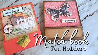 NEW! MATCHBOOK TEA HOLDERS | Autumn's Breeze Kit | Livie's Lovelies