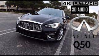 2021 Infiniti Q50 3.0t LUXE | 4K 60FPS | POV Test Drive | Binaural Audio